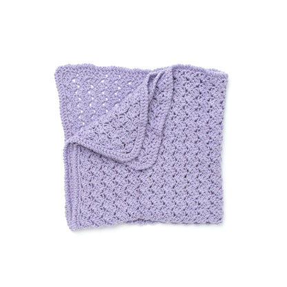 Caron Textured Crochet Baby Blanket Pattern | holiday, gift, colors