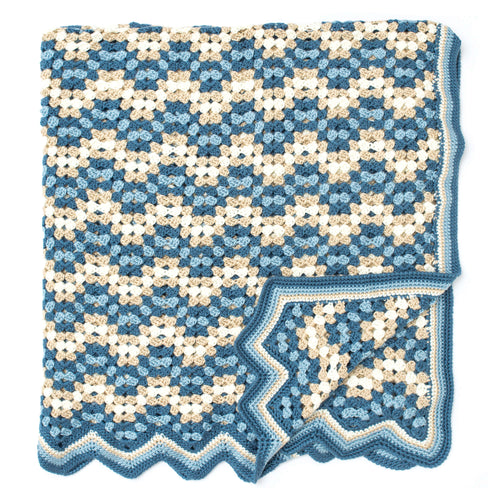 Caron Crochet Granny Goes Ripple Pattern | gift, Afghans/Blankets
