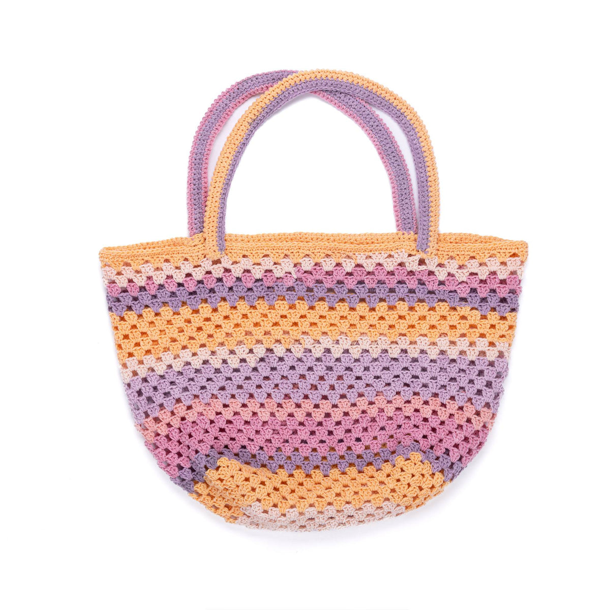 Caron Crochet Summer Bag Set Pattern | granny stitch, matching, Bags/Purses