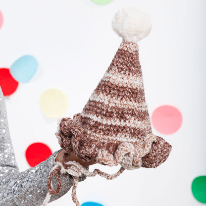 Caron Crochet Party Time Hat Pattern | decreases, continuous spiral, shades