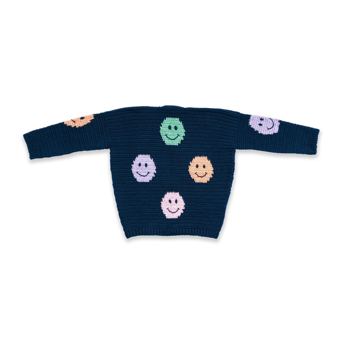 Caron Crochet Big Smiles Big Cardigan Pattern | Simply Soft, embroidery