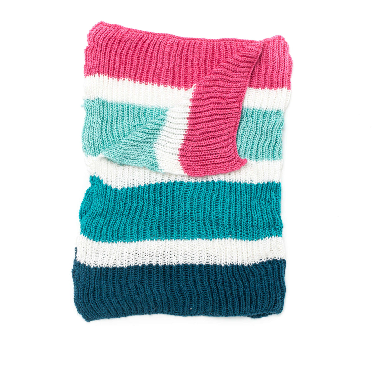Caron Knit Beanie with Bright Pompom Pattern | Simply Soft, shades, Hats