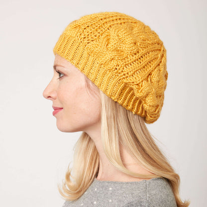 Caron Knit Shaker Cable Hat Pattern | Simply Soft, holiday, gift