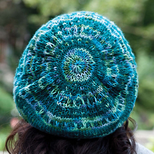 Caron Knit Slip Stitch Beret Pattern | Simply Soft, shades, Hats