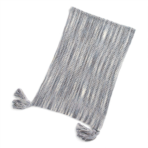 Caron Eyelet Stripes Knit Shawl Pattern | Funnel Cakes, gift, Easy