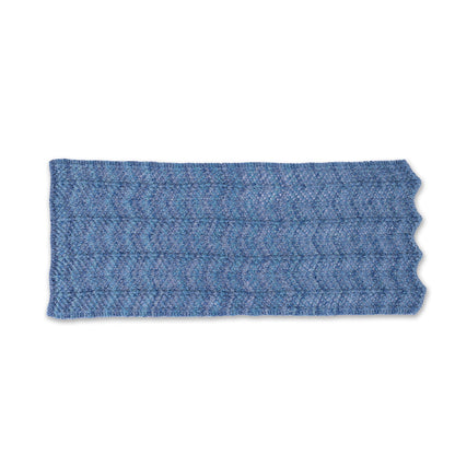 Caron Open Chevron Knit Shawl Pattern | Simply Me Mosaic, gift