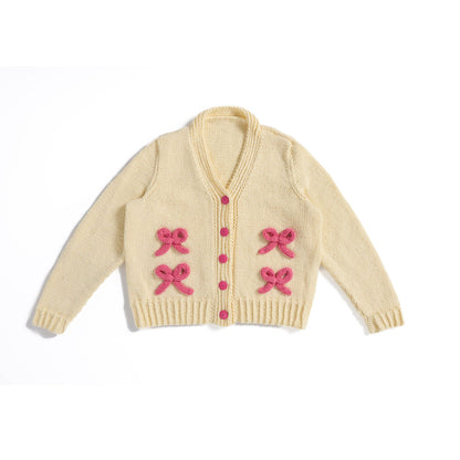 Caron Bows on the Go Cardigan Pattern | seaming, Simply Me, sleeves