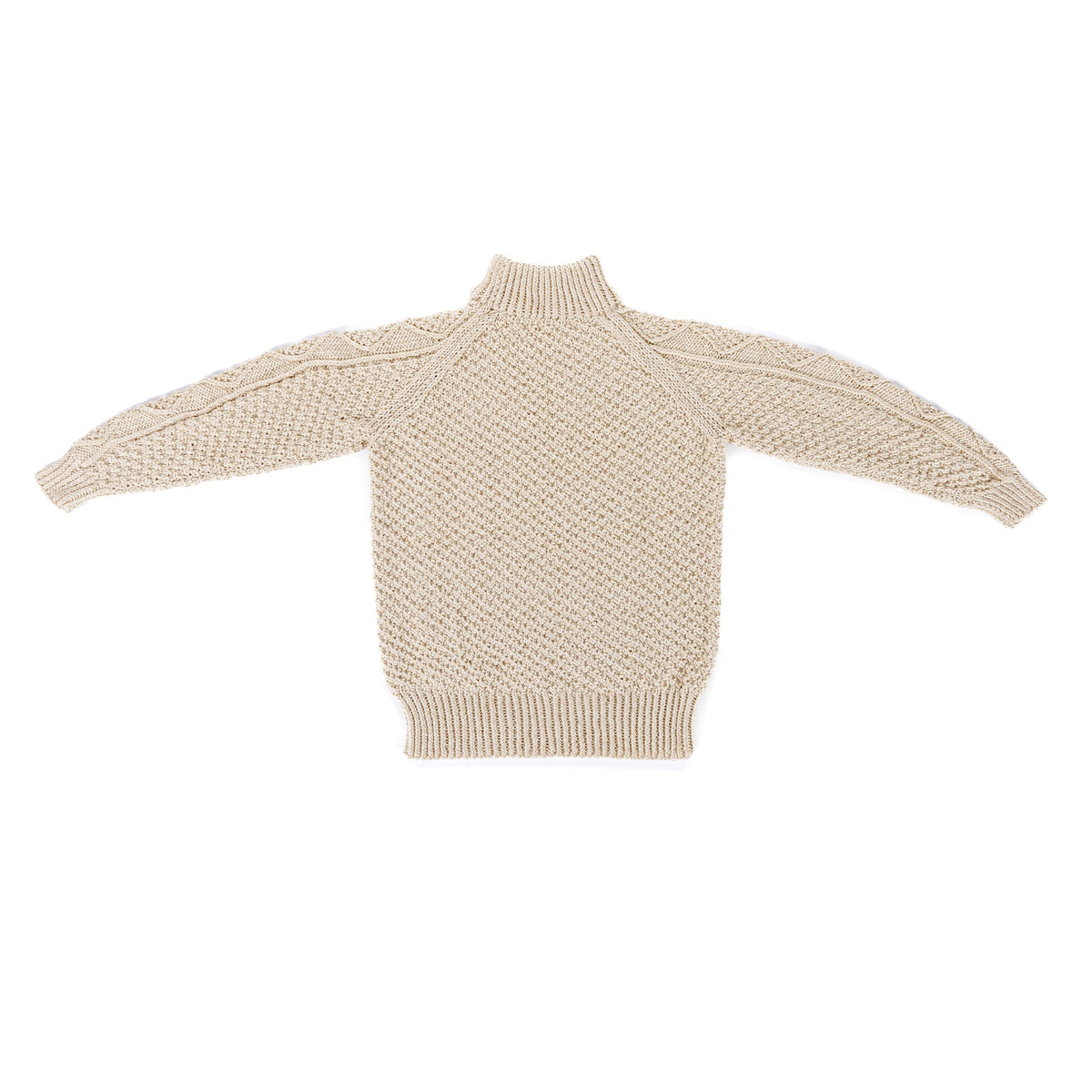 Caron Country Cables Knit Pullover Pattern | seaming, decreases, sleeves