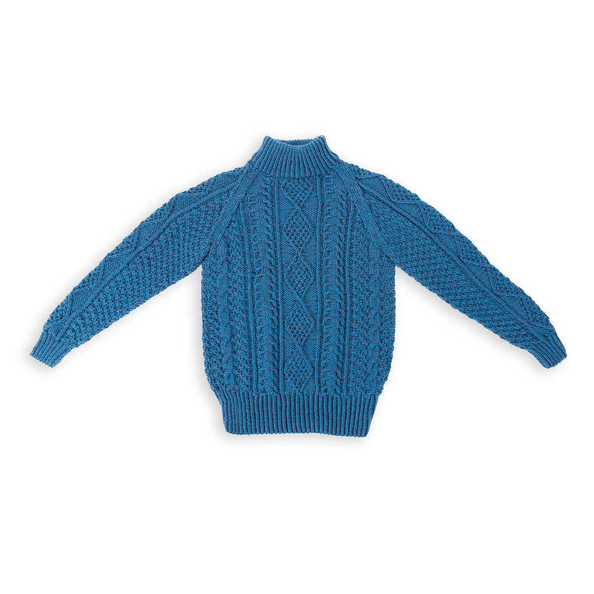 Caron Country Cables Knit Pullover Pattern | seaming, decreases, sleeves