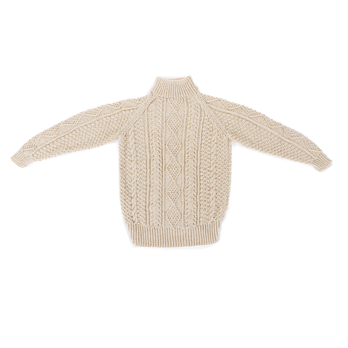 Caron Country Cables Knit Pullover Pattern | seaming, decreases, sleeves