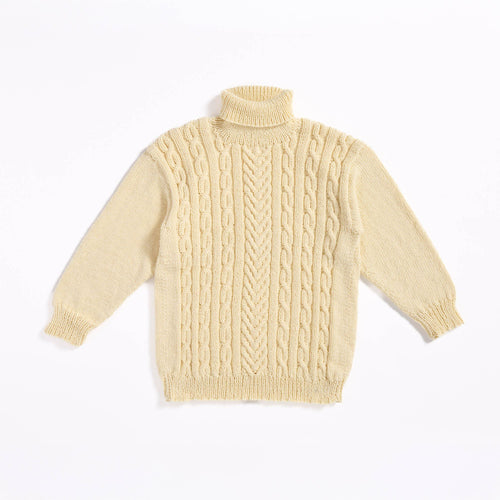Caron Knit Cabled Pullover Pattern | stocking stitch, cable, Simply Me