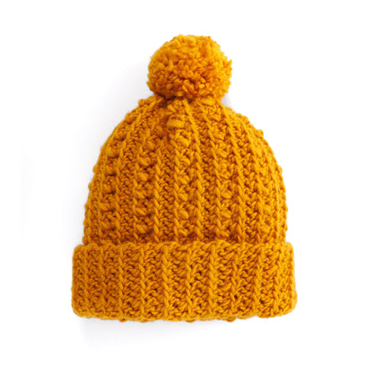 Patons Crochet Hat with Pompom Pattern | seaming, Hats, Women