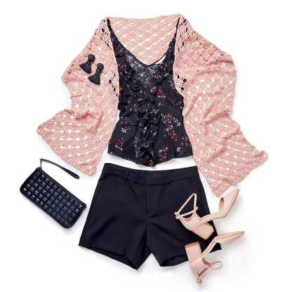 Patons Lattice Lace Crochet Wrap Pattern | soft drape of this, Women