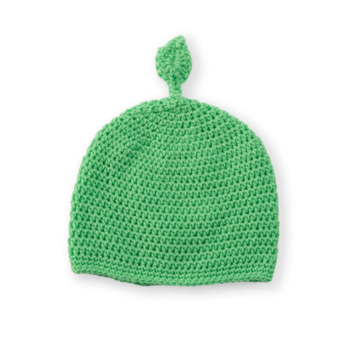 Patons Baby Sprout Crochet Hat Pattern | slip stitch, worked in the round