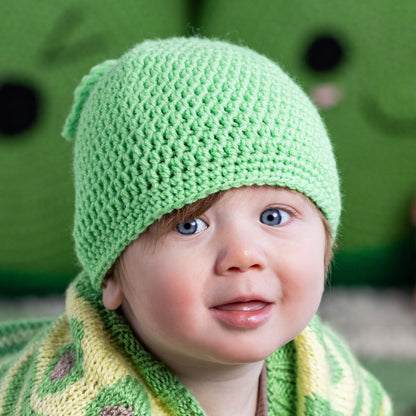 Patons Baby Sprout Crochet Hat Pattern | slip stitch, worked in the round
