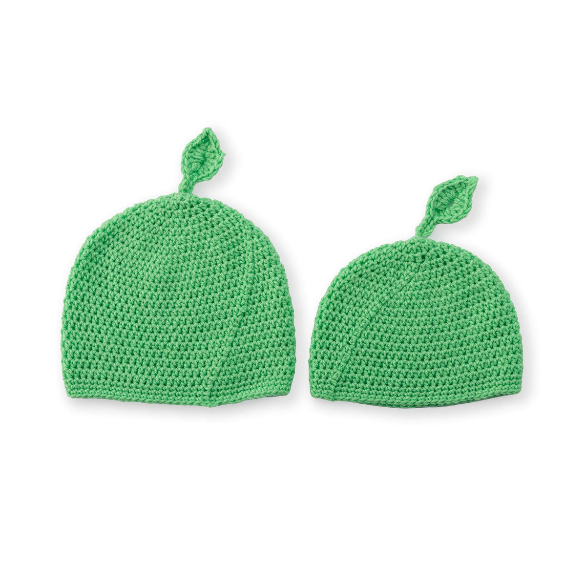 Patons Baby Sprout Crochet Hat Pattern | slip stitch, worked in the round
