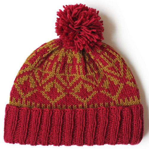Patons Knit Nordic Hat Pattern | winter, gift, Hats