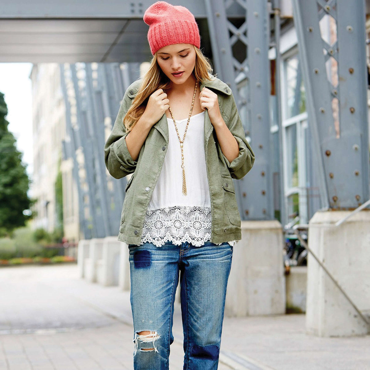 Patons Knit Effortless Beanie Pattern | Classic Wool Worsted, Hats