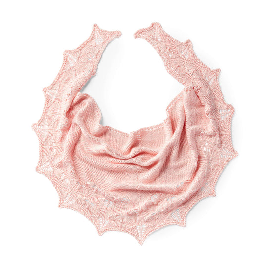 Patons Subtle Leaves Knit Shawl Pattern | lace, Women, Intermediate