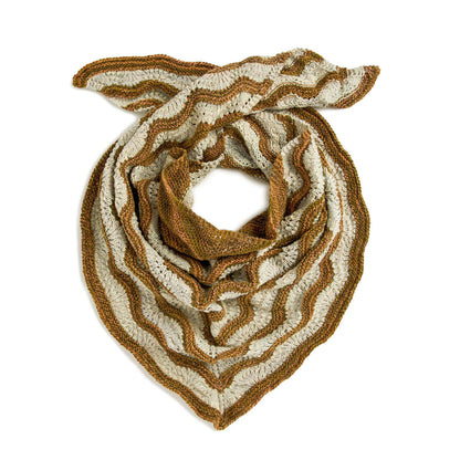 Patons Ashbridges Bay Knit Shawl Pattern | garter stitch, lace, gift