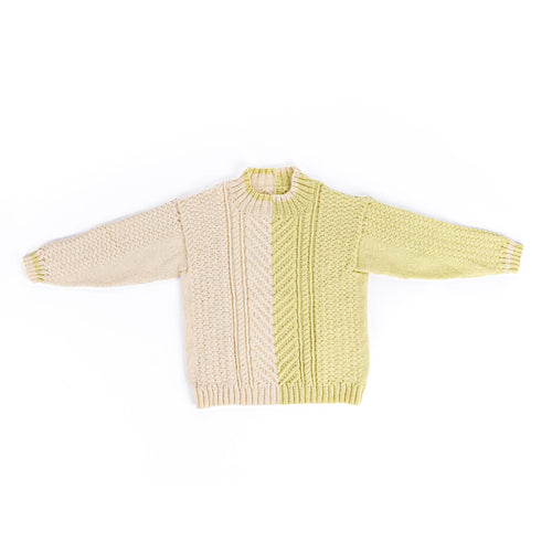 Patons Knit Split Cable Sweater Pattern | gift, texture, Adult