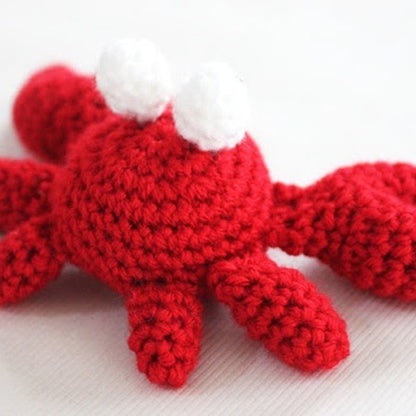 Red Heart Feeling Crabby Crochet Amigurumi Pattern | Super Saver, gifts