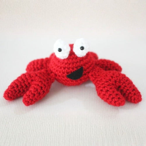 Red Heart Feeling Crabby Crochet Amigurumi Pattern | Super Saver, gifts