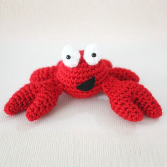 Red Heart Feeling Crabby Crochet Amigurumi Pattern | Super Saver, gifts