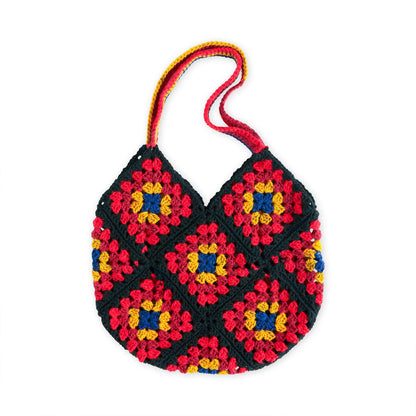Red Heart In the Bag Granny Crochet Tote Pattern | daily essentials, colors