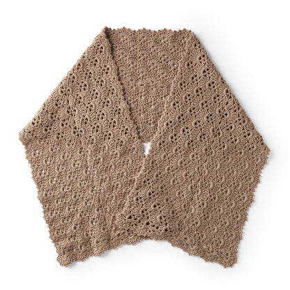 Red Heart Crochet Cherie Lace Shawl Pattern | Comfort, gift, Women