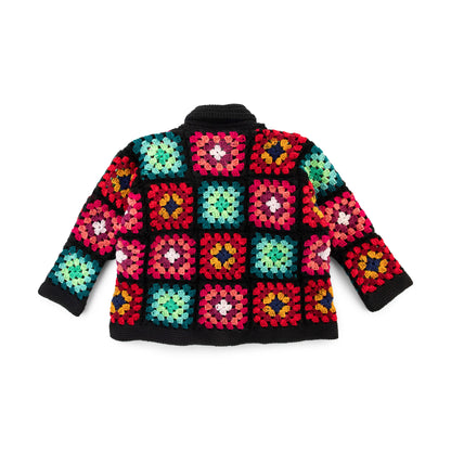 Red Heart Cozy Crochet Granny Cardigan Pattern | gift, colors, shades