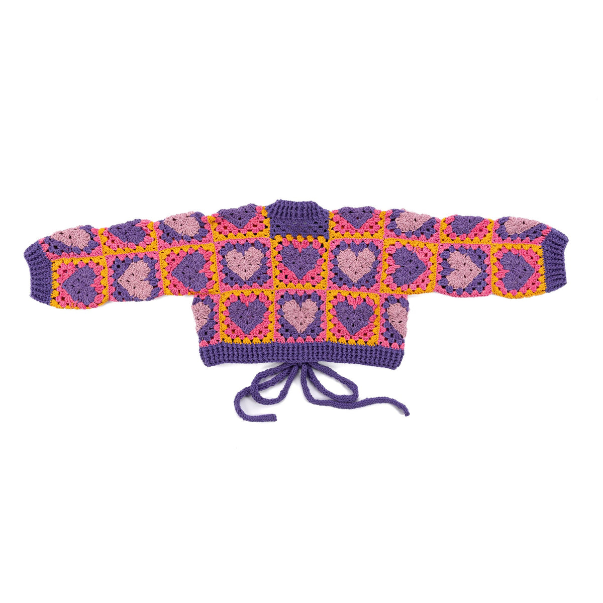 Red Heart Wrapped in Love Crochet Cardigan Pattern | All, motifs