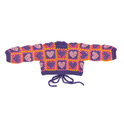 Red Heart Wrapped in Love Crochet Cardigan Pattern | All, motifs