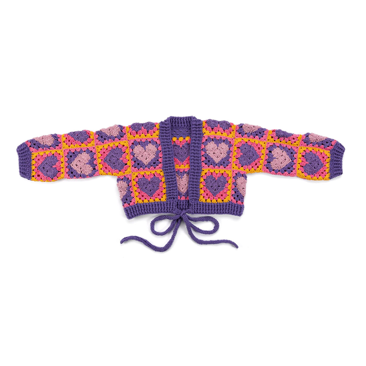 Red Heart Wrapped in Love Crochet Cardigan Pattern | All, motifs