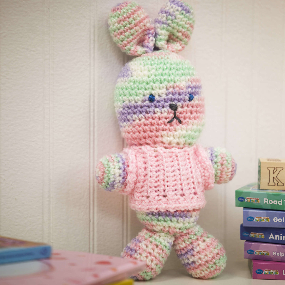 Red Heart Crochet My First Bunny Pattern | Baby, Easy