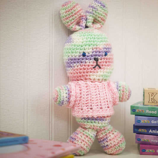 Red Heart Crochet My First Bunny Pattern | Baby, Easy