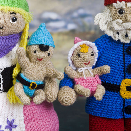 Red Heart Crochet Gnoella & Gnoah Gnome Twins Pattern | Kids, Easy