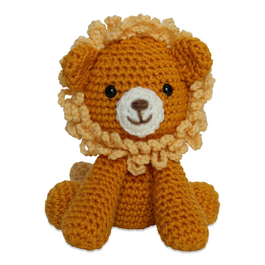 Red Heart Crochet Lion Amigurumi Pattern | Super Saver, toy, fringe