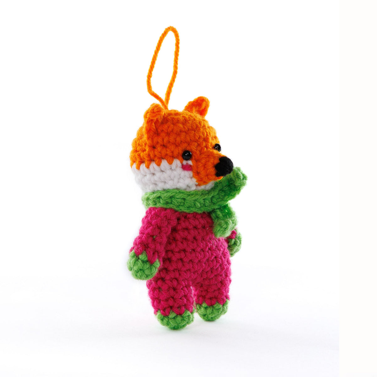 Red Heart Crochet Fa La La La Fox Amigurumi Pattern | embroidery, increases