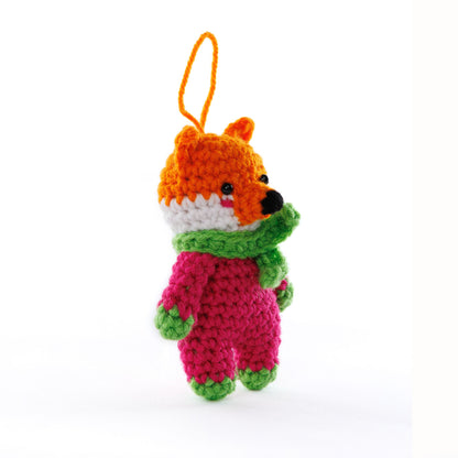 Red Heart Crochet Fa La La La Fox Amigurumi Pattern | embroidery, increases