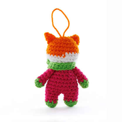 Red Heart Crochet Fa La La La Fox Amigurumi Pattern | embroidery, increases