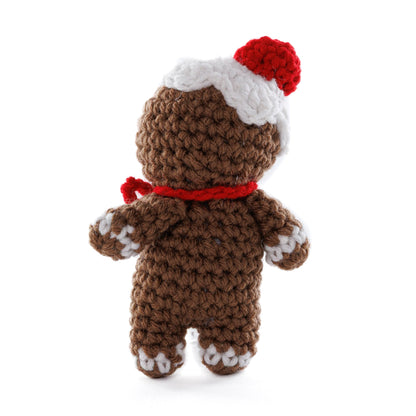 Red Heart Crochet Gingerfella Amigurumi Pattern | magic ring, gift, tree