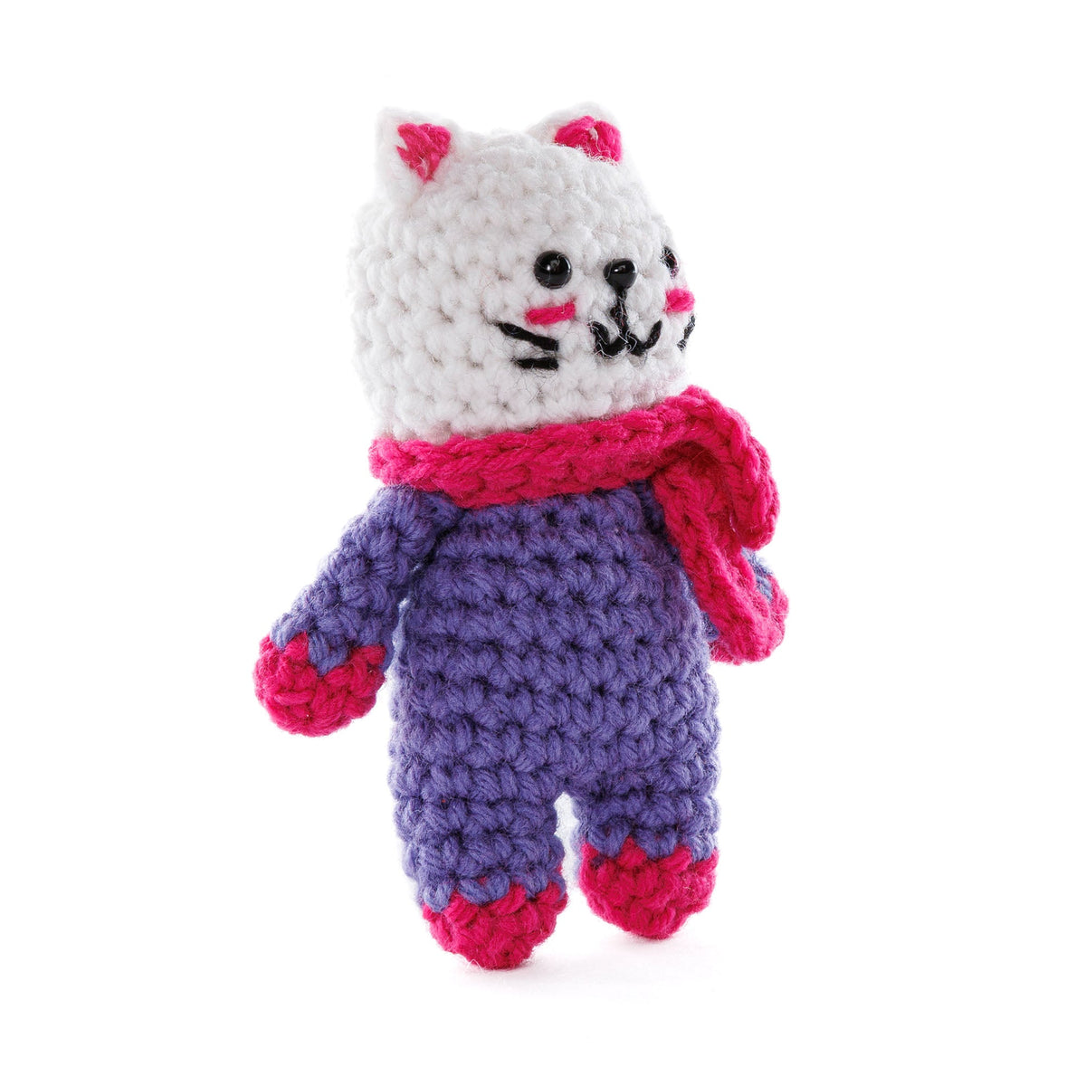 Red Heart Crochet Katie Cat Amigurumi Pattern | embroidery, increases, ears