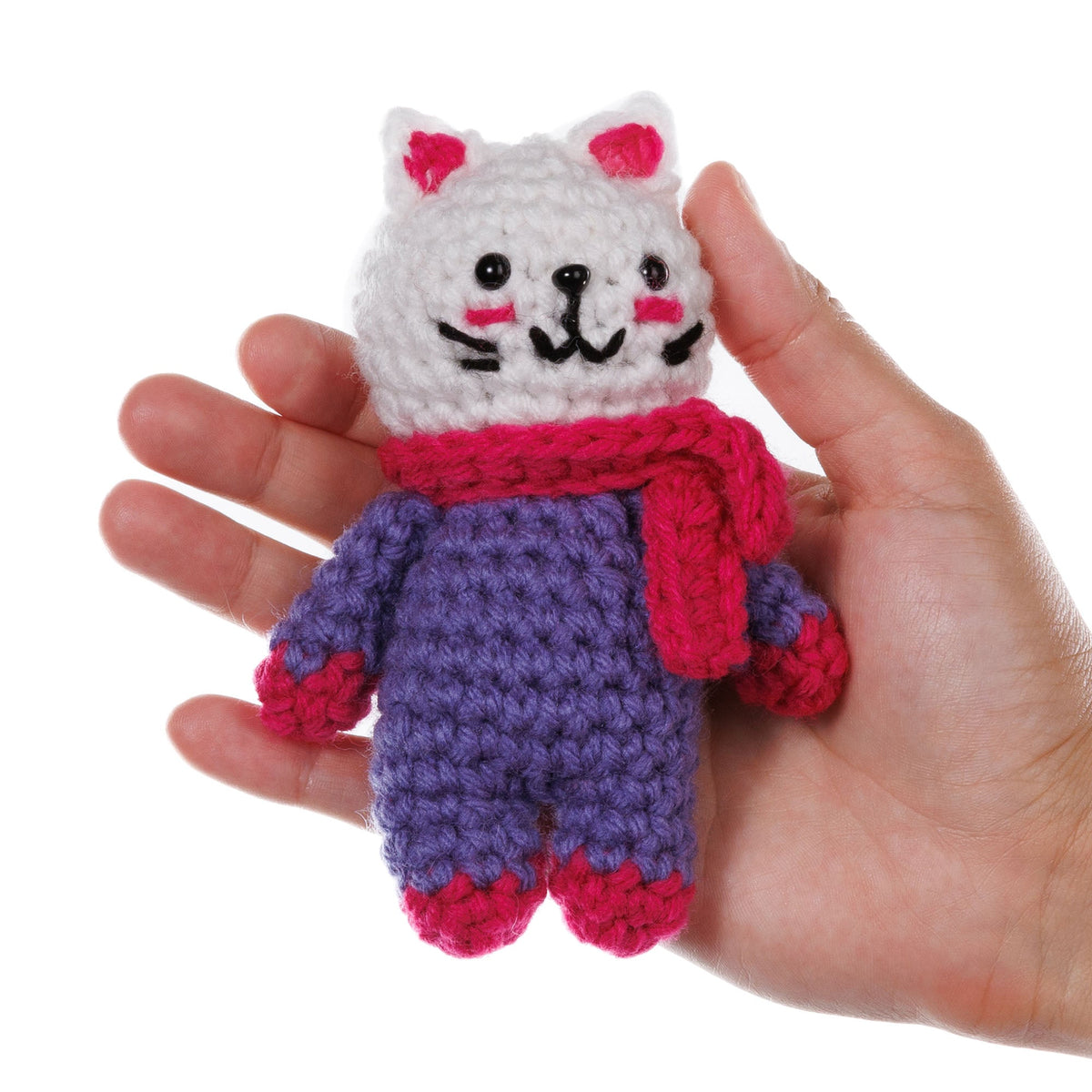 Red Heart Crochet Katie Cat Amigurumi Pattern | embroidery, increases, ears