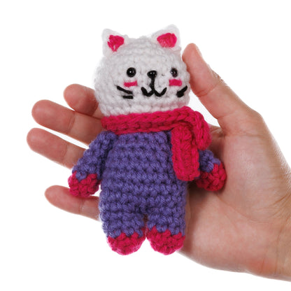 Red Heart Crochet Katie Cat Amigurumi Pattern | embroidery, increases, ears