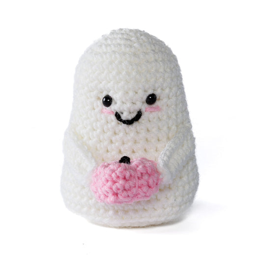 Red Heart Crochet Amigurumi Ghost Pattern | embroidery, Super Saver, desk