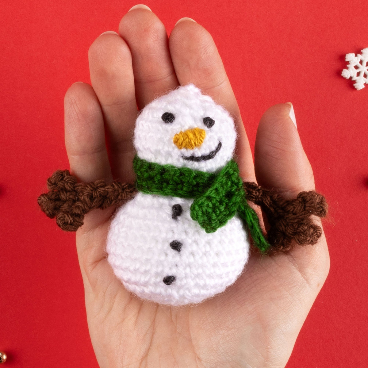2024 Advent Calendar Crochet Snowman Pattern | embroidery, holiday, tree