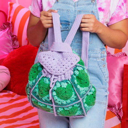 Red Heart Pack a Heart Crochet Backpack Pattern | daily essentials, motifs