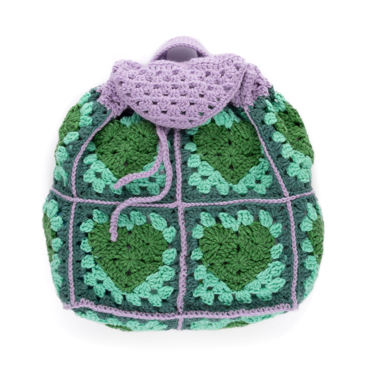 Red Heart Pack a Heart Crochet Backpack Pattern | daily essentials, motifs