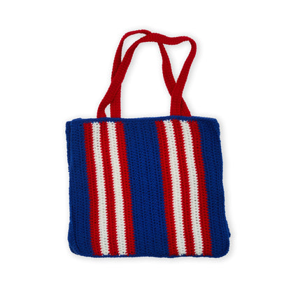 Red Heart Beachside Stripes Crochet Bag Pattern | beach, shades